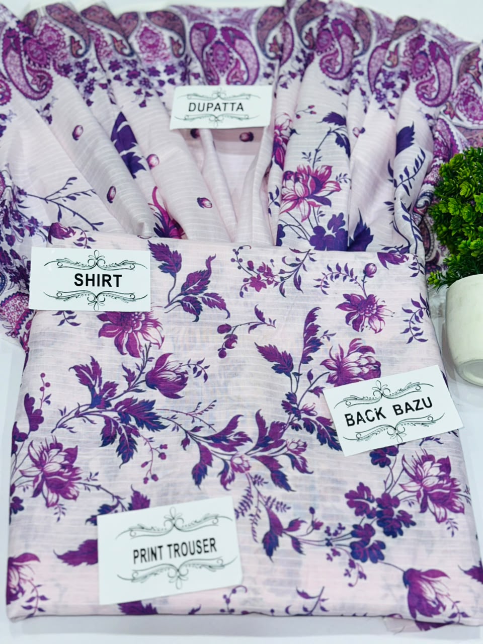 Degital Bana dora 3 Piece Lawn  Lawn dupata