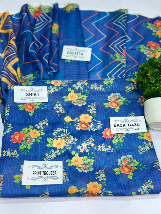 Degital Bana dora 3 Piece Lawn  Lawn dupata