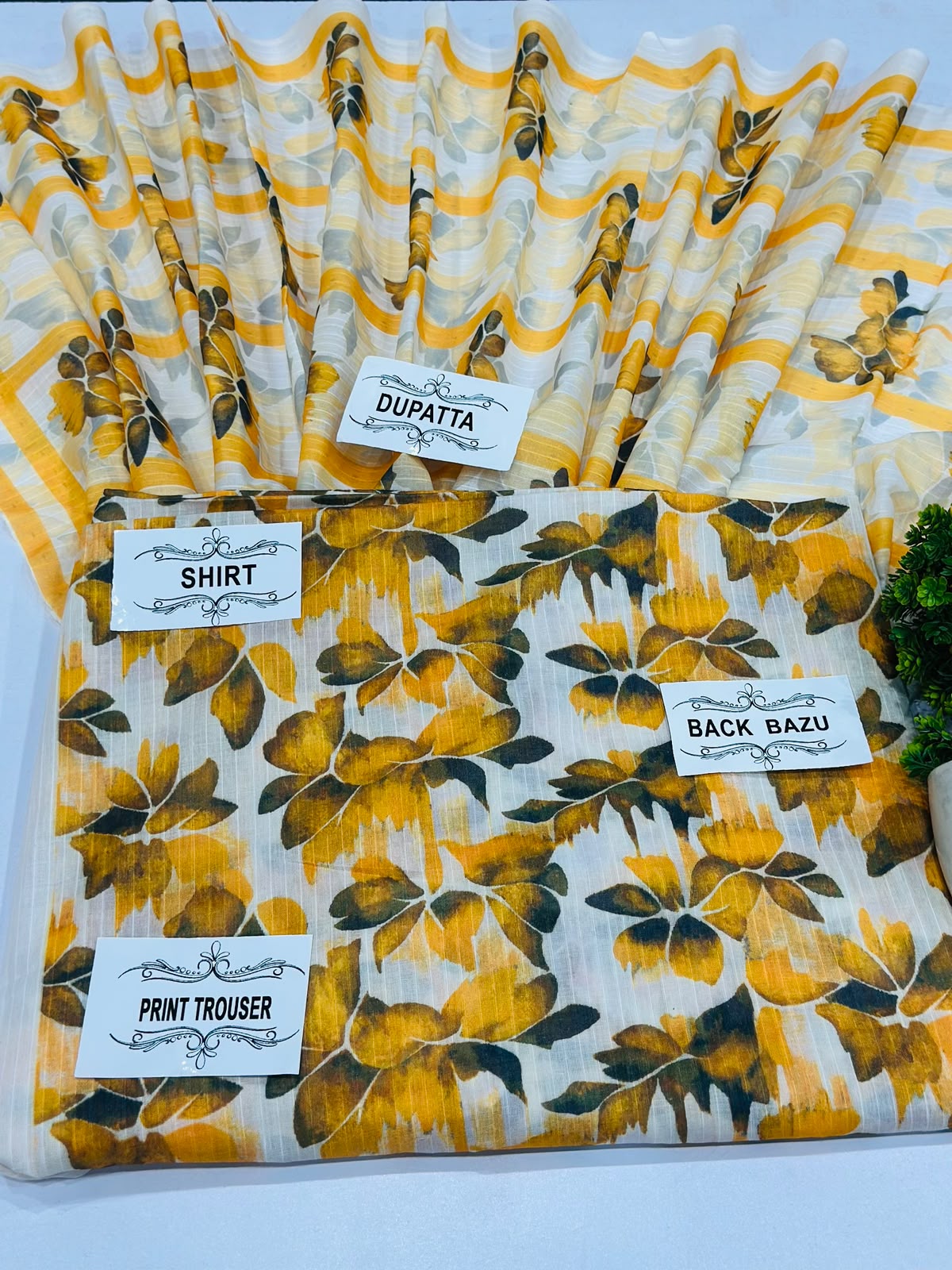 Degital Bana dora 3 Piece Lawn  Lawn dupata