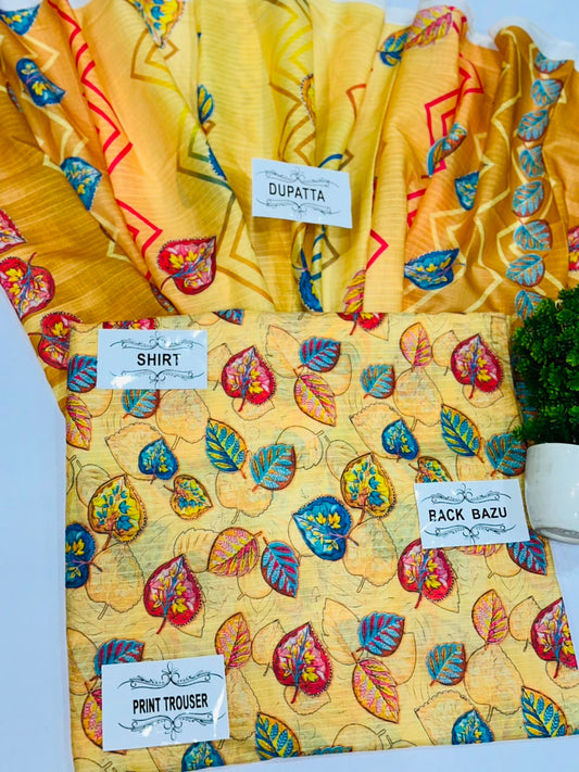 Degital Bana dora 3 Piece Lawn  Lawn dupata