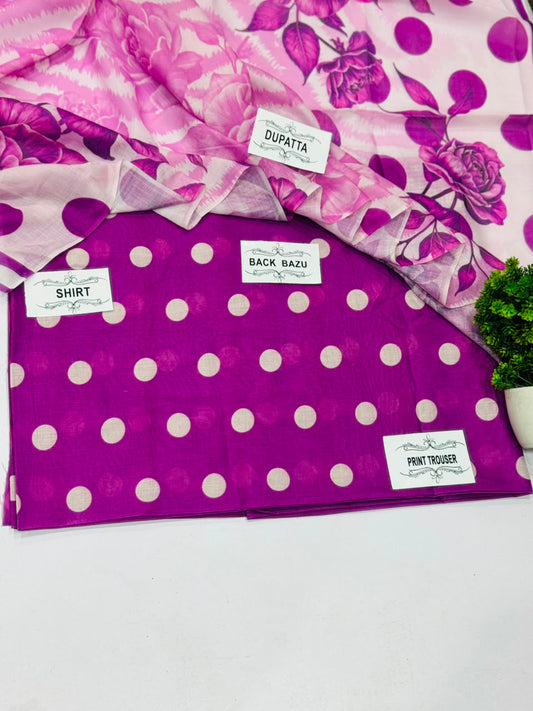Degital Bana dora 3 Piece Lawn  Lawn dupata