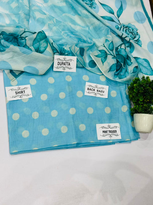 Degital Bana dora 3 Piece Lawn  Lawn dupata