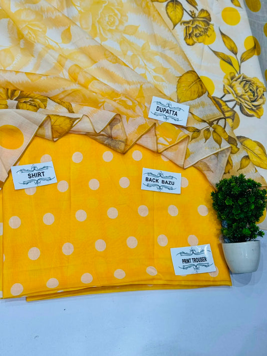 Degital Bana dora 3 Piece Lawn  Lawn dupata
